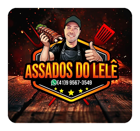 Logo Assados do Lelê
